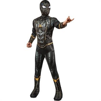 COSTUME SPIDER-MAN NERO 8/10 ANNI