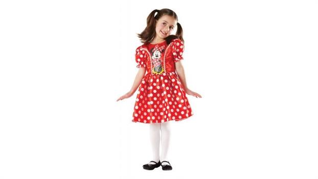 COSTUME TOPOLINA ROSSA 5/6 ANNI