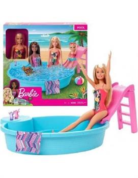 BARBIE PISCINA CON BAMBOLA