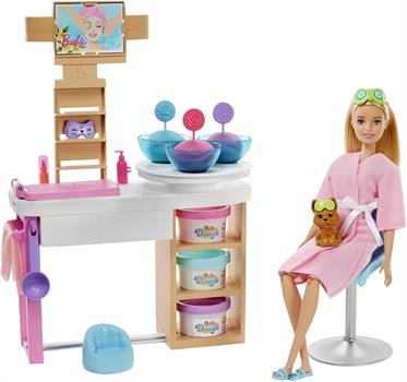 BARBIE ALLA SPA PLAYSET CON CAGNOLINO