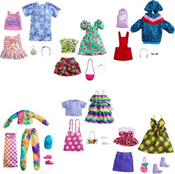 BARBIE MODA CONFEZIONE DOPPIO ABITO