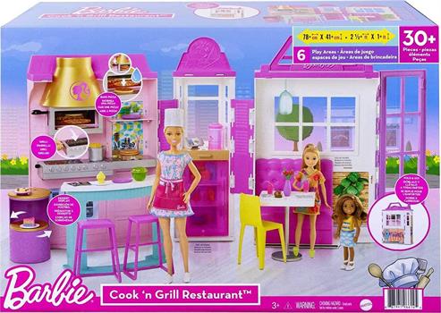BARBIE RISTORANTE CON BAMBOLA