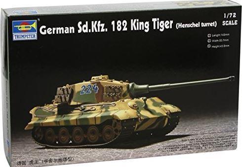 CARRO ARMATO KING TIGER KIT 1/72