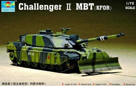 CARRO ARMATO CHALLENGER II KIT 1/72