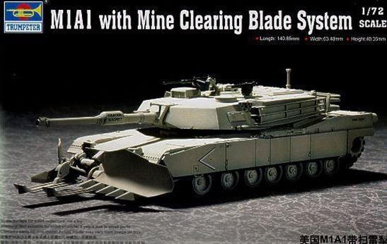 CARRO ARMATO M1A1 KIT 1/72