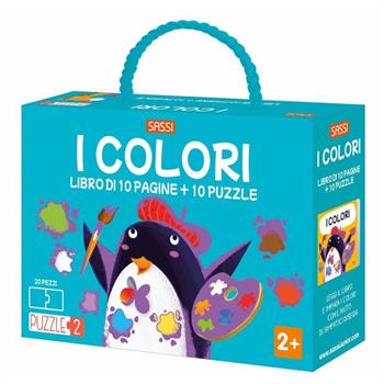 LIBRO + 10 PUZZLE 2PZ I COLORI