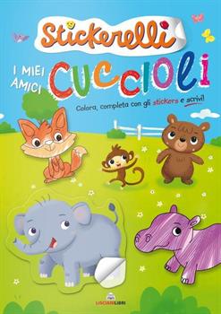 LIBRO STICKERELLI CUCCIOLI