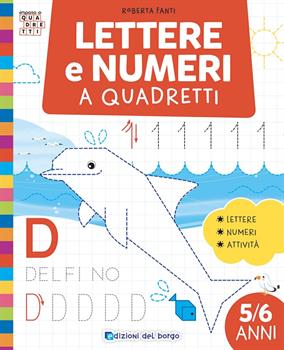 ALBUM LETTERE E NUMERI A QUADRETTI