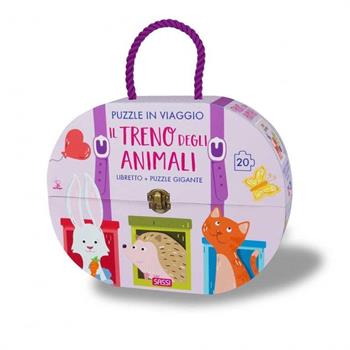 PUZZLE IL TRENO DEGLI ANIMALI CON LIBRO