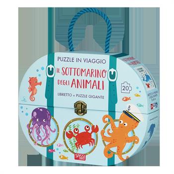 LIBRO+PUZZLE SOTTOMARINO DEGLI ANIMALI