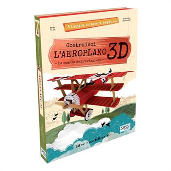 VIAGGIA,CONOSCI,ESPLORA AEROPLANO 3D