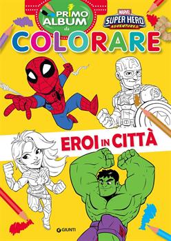 ALBUM DA COLORARE EROI IN CITTA'