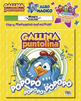 LIBRO ALBO MAGICO GALLINA PUNTOLINA POPO