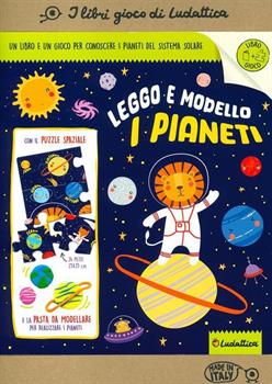 LIBRO GIOCO LEGGO E MODELLO I PIANETI