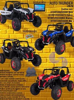 AUTO ELETTRICA THUNDER 12V
