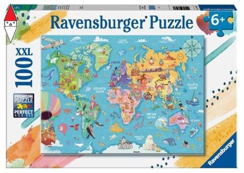 PUZZLE 100XXL MAPPA MONDO