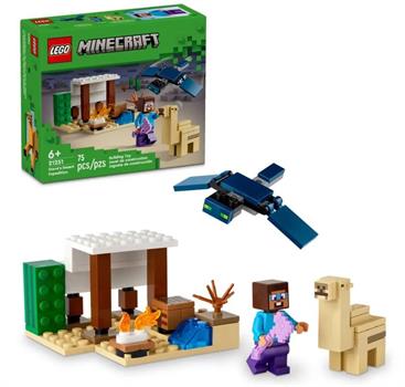 MINECRAFT SPEDIZIONE DI STEVE NEL DESERTO