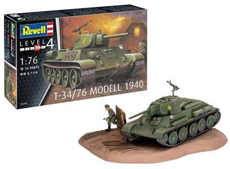 CARRO ARMATO T34/76 KIT 1/76