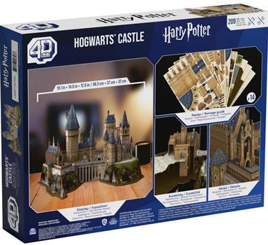 209 PZ 3D CASTELLO DI HOGWARTS