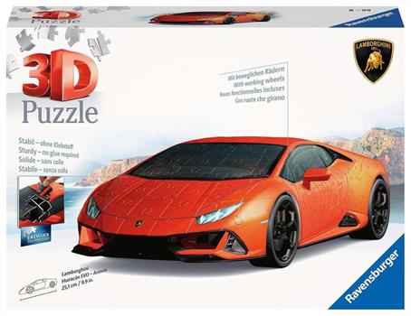 3D 156 PZ LAMBORGHINI HURACAN ARANCIONE