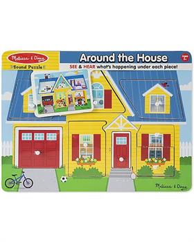 PUZZLE SONORO IN LEGNO - LA CASA