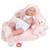 NEONATO ROSA CON ORSETTO 38CM