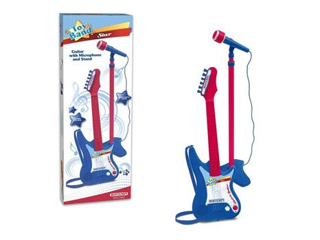 CHITARRA ELETTRICA+AMPLIFICATORE+MICR.