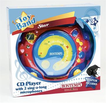 LETTORE CD CON 2 MICROFONI