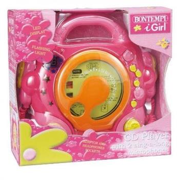 LETTORE CD DA TAVOLO + 2 MICROFONI ROSA
