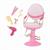 POLTRONA PARRUCCHIERE + ACCESS. ROSA/ORO