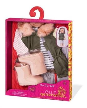 VESTITO OUTFIT FUN FUR FALL PARKA
