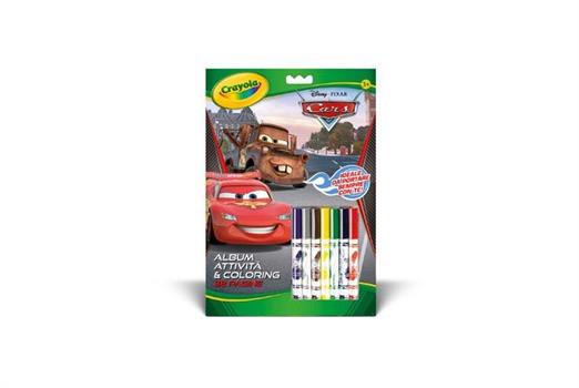 ALBUM ATTIVITA' COLORING CARS