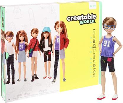 CREATABLE WORLD CAPELLI LISCI RAMATI