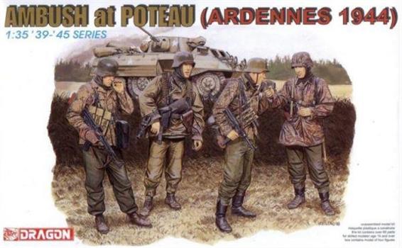 SOLDATI AGGUATO A POTEAU 1944 1/35