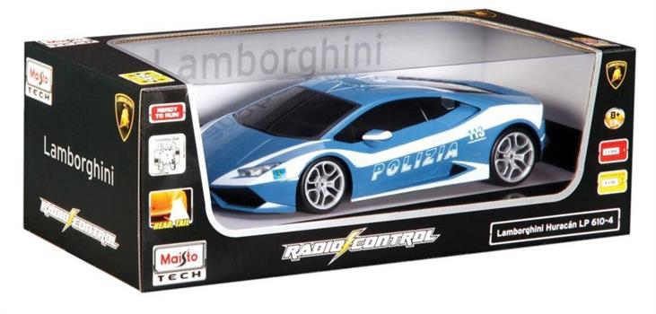 AUTO R/C LAMBORGHINI POLIZIA 1/24