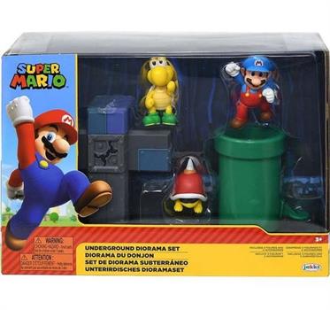SUPER MARIO SET DIORAMA SOTTERRANEO