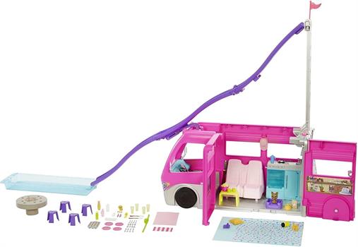 BARBIE CAMPER DEI SOGNI CON PISCINA