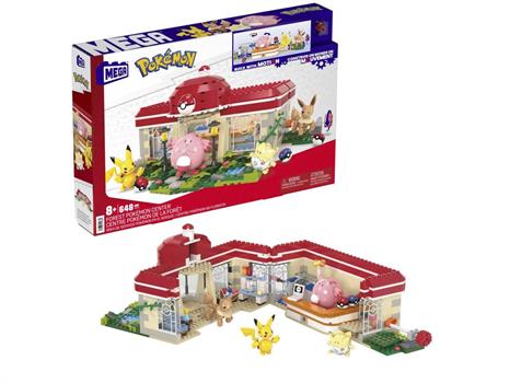 MEGA BLOKS POKEMON CENTRO POKEMON 648 PZ