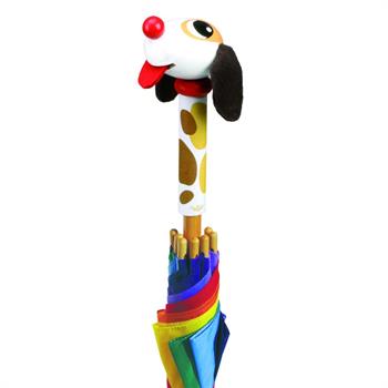 OMBRELLO IN LEGNO - TOUTOU IL CANE