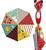 OMBRELLO IN LEGNO - GATTO ROSSO