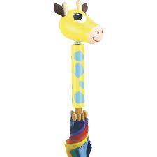 OMBRELLO IN LEGNO - GIRAFFA