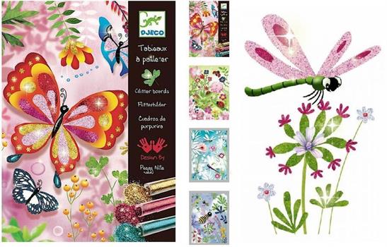 QUADRI CON LUSTRINI - FARFALLE