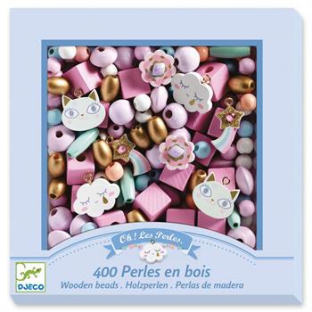 400 PERLE DI LEGNO - ARCOBALENO
