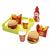 VASSOIO SET HAMBURGER