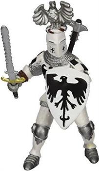 CAVALIERE BIANCO CON ELMO AQUILA
