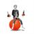 PALLONE SALTO 55 CM ARANCIONE