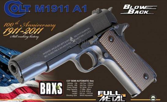 PISTOLA SOFTAIR CO2 COLT M1911 A1