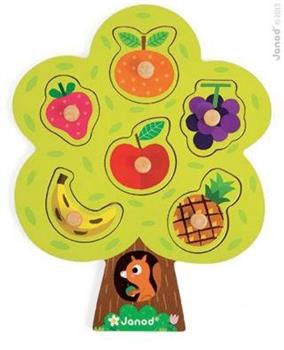 6 PZ PUZZLE ALBERO CON FRUTTA