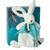DOUDOU CONIGLIETTO PONPON PAVONE