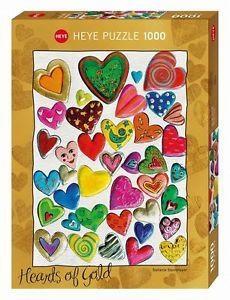 HEARTS OF GOLD 1000PZ
